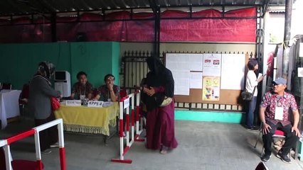 Endonezya'da Halk Sandık Başında