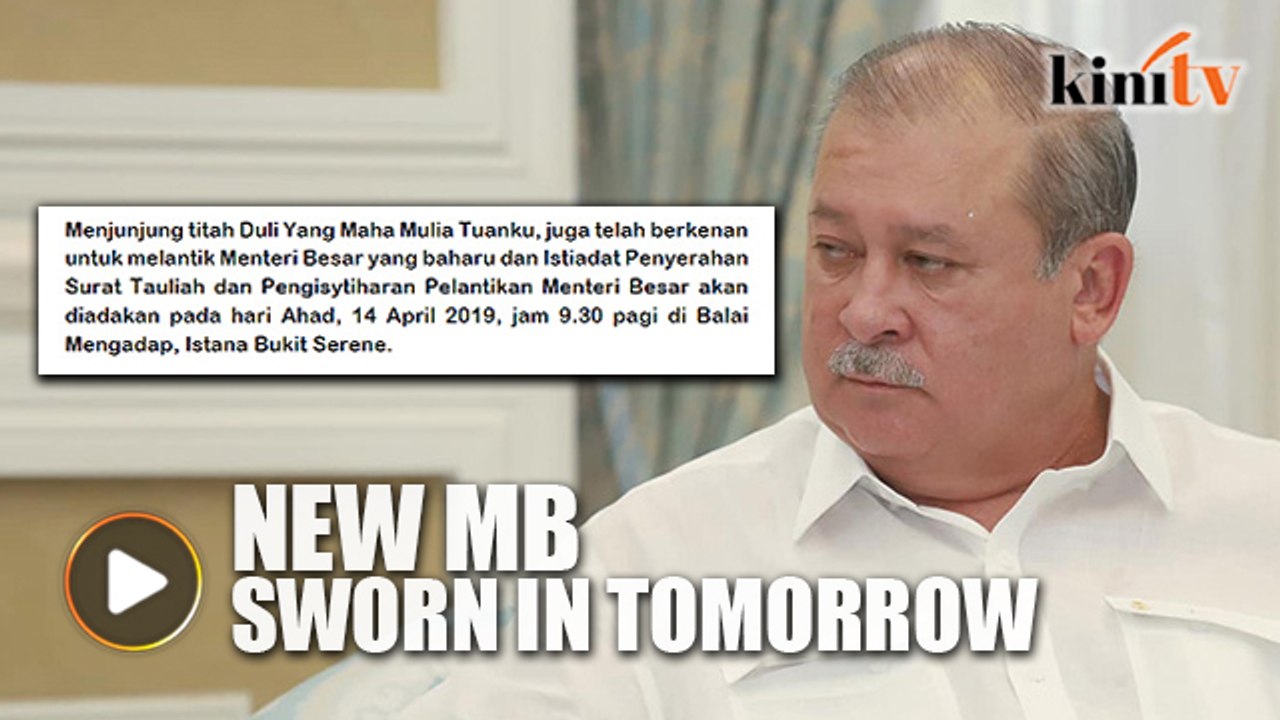 New Johor MB to be sworn in tomorrow, according to state secretary