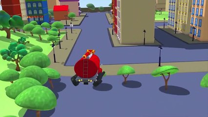 Tom La grúa del Taller de Pintura: el Ámbar es una Vaca  | Camión de dibujos animados para los niños