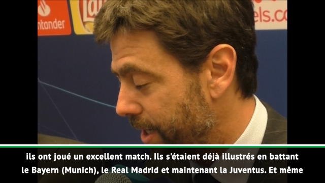Quarts - Agnelli : L'Ajax? Un candidat sérieux pour gagner la Ligue des Champions