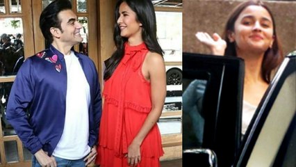 Katrina Kaif, Arbaaz Khan Shoot For a Show, Alia Bhatt At Sanjay Leela Bhansali Office