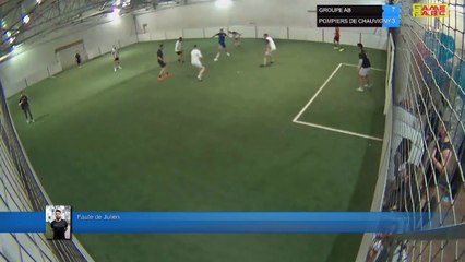 Faute de Julien - GROUPE AB  Vs POMPIERS DE CHAUVIGNY  - 16/04/19 20:00 - LIGUE 2