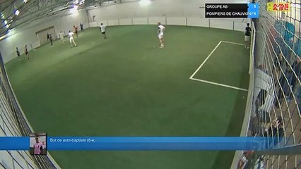 But de jean-baptiste (8-4) - GROUPE AB  Vs POMPIERS DE CHAUVIGNY  - 16/04/19 20:00 - LIGUE 2