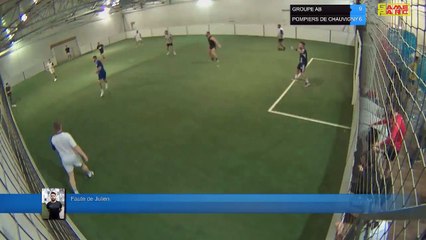 Faute de Julien - GROUPE AB  Vs POMPIERS DE CHAUVIGNY  - 16/04/19 20:00 - LIGUE 2