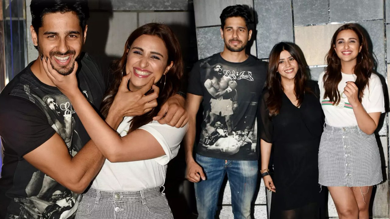 Parineeti Chopra & Sidharth Malhotra celebrate wrap party of Jabariya Jodi; Watch Video | FilmiBeat