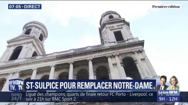 On ne peut pas dire que ce soit une Notre-Dame bis : l'église Saint-Sulpice va accueillir des fidèles pour les célébrations de Pâques