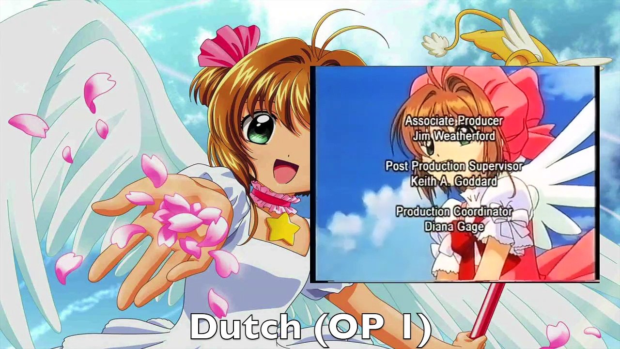 Cardcaptor Sakura Japanese Openings Multilanguage Comparison