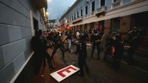 Al menos dos fotógrafos heridos durante protesta a favor de Assange en Quito