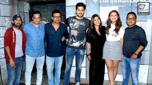 Parineeti Chopra & Sidharth Malhotra At The Wrap Up Party Of Jabariya