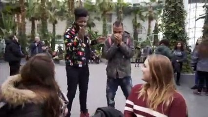 Freestyle Rapper Performs for Random Strangers