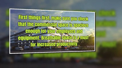 Looking For Commercial Property?