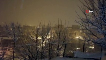 Nisan ayında kar sürprizi