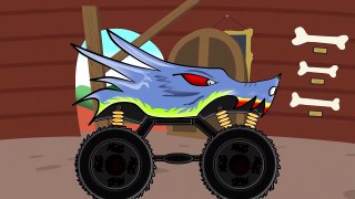 Monster Truck Stunts | Fairytales for children | Children Stories Stunts