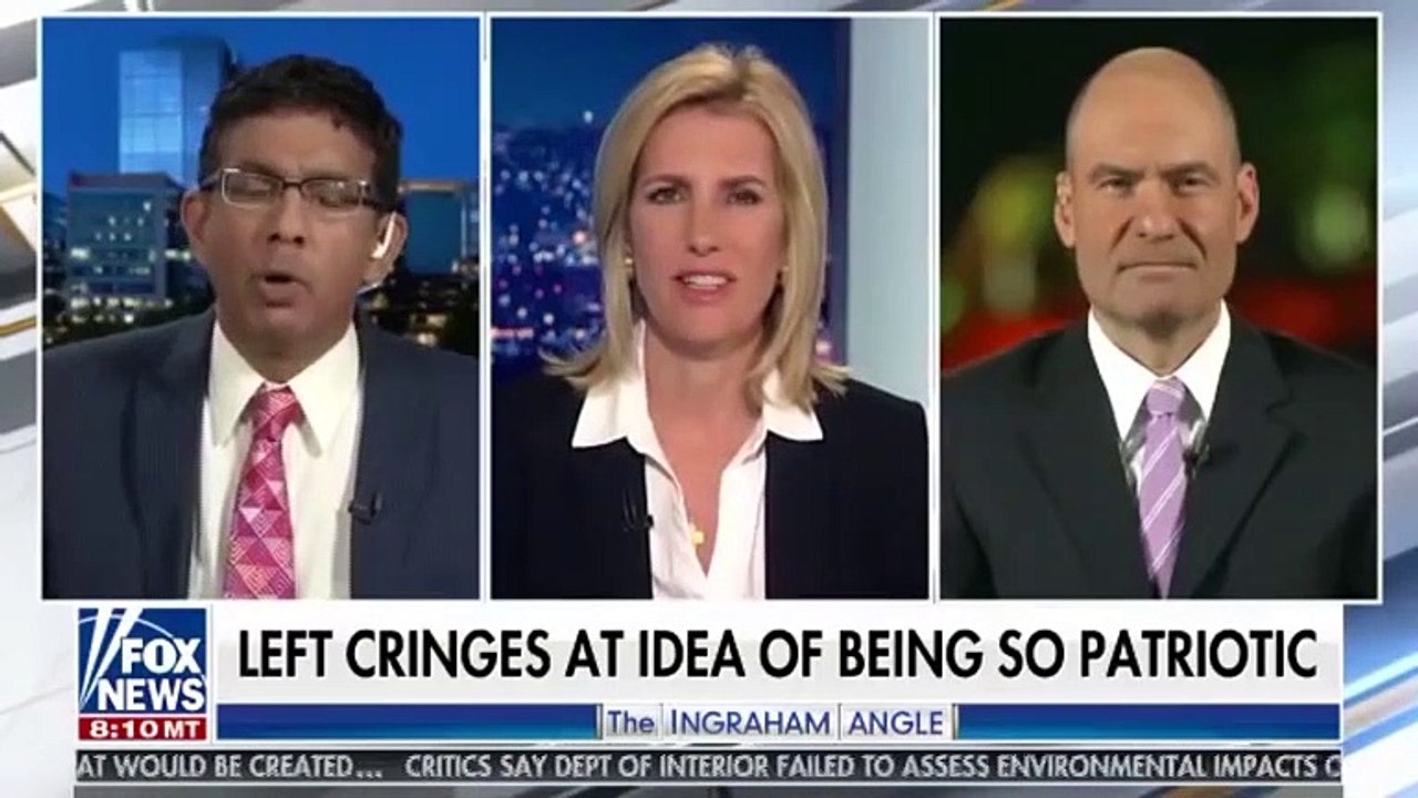 Dinesh D'Souza's Odd Earpiece As He Comments On Democrats' Support For Ilhan Omar
