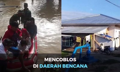 Pencoblosan di Daerah Terdampak Gempa dan Banjir