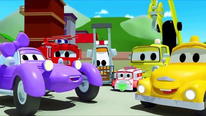 Les Bébés Voitures !  Le cerceau musical - La Ville des Voitures   Dessin animé pour enfants