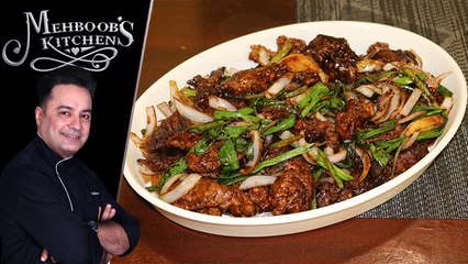 Dry Fried Szechwan Beef by Chef Mehboob Khan 16 April 2019