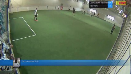 But de Christian (9-3) - LES MAISONS TRADITIONS  Vs NEW TEAM - 16/04/19 19:00 - LIGUE 3