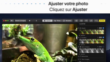 Modifier des photos sur votre Mac
