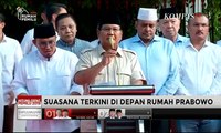 FULL - Keterangan Pers Prabowo Soal Kemenangannya dari Hasil Exit Poll & Quick Count