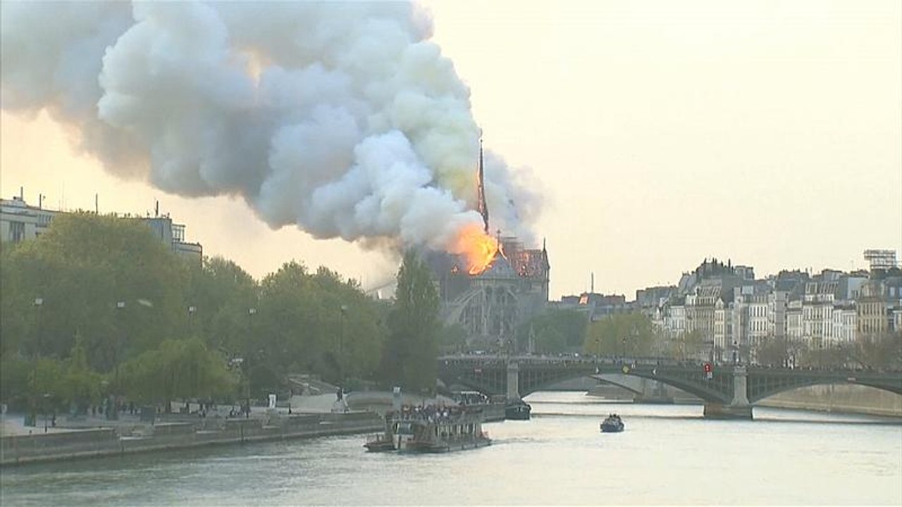 Brand in Notre-Dame: 'Musste an Angriff auf World Trade Center denken'