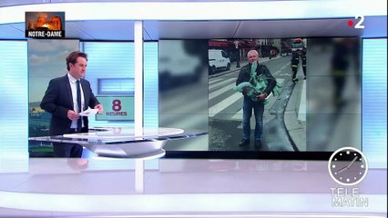 Incendie de Notre-Dame de Paris : le coq de la flèche a été retrouvé