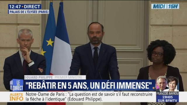 Notre-Dame : Edouard Philippe annonce un concours international d'architecture