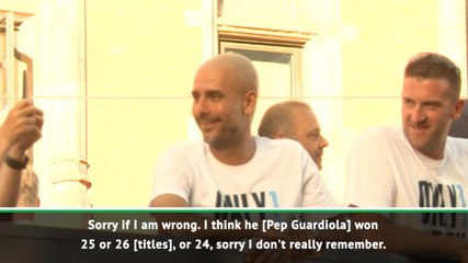 I dream of one trophy, but 25?! - Pochettino on Guardiola's career