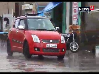 चूरू में बारिश के बाद निचले इलाकों में भरा पानी