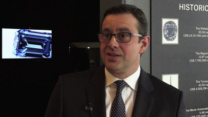 Vente aux enchères d'un diamant bleu en 2016