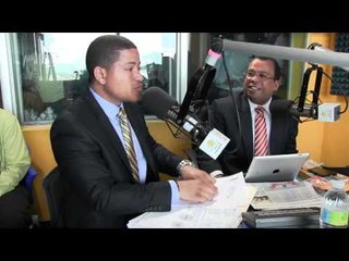 Miguel de Leon dir. administrativo de la misn. juventud beca hablan Vicbart Geraldino