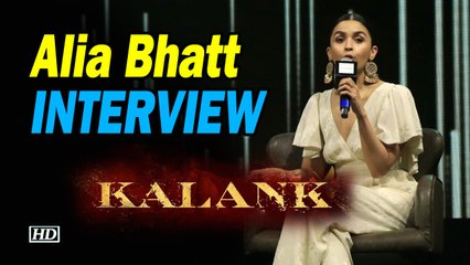 Alia Bhatt INTERVIEW | KALANK |  I lack the grace of a typical heroine