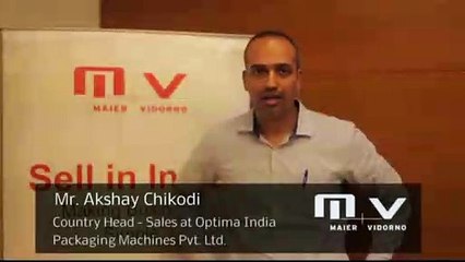 How M+V help to Understand Indian market?- Mr. Akshay Chikodi (Country Head - Optima India)
