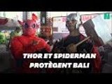 Thor et Spiderman sont là pour les élections présidentielles en Indonésie