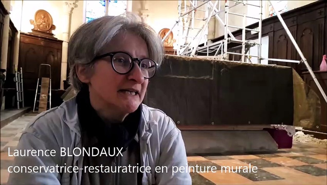 Fontaines : une peinture murale du XIIIe siècle découverte dans l'église