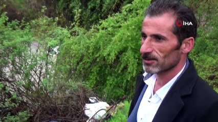 Uludere'de kontrolden çıkan otomobil dereye böyle uçtu: 1 ölü