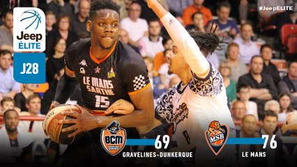 Jeep® ÉLITE : Gravelines-Dunkerque vs Le Mans (J28)