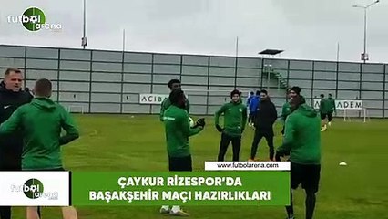 Çaykur Rizespor'da Başakşehir maçı hazırlıkları