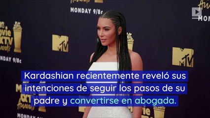 Kim Kardashian defiende su decisión de convertirse en abogada