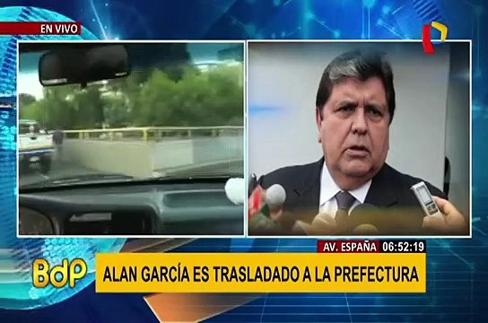 Alan García fue trasladado al hospital Casimiro Ulloa