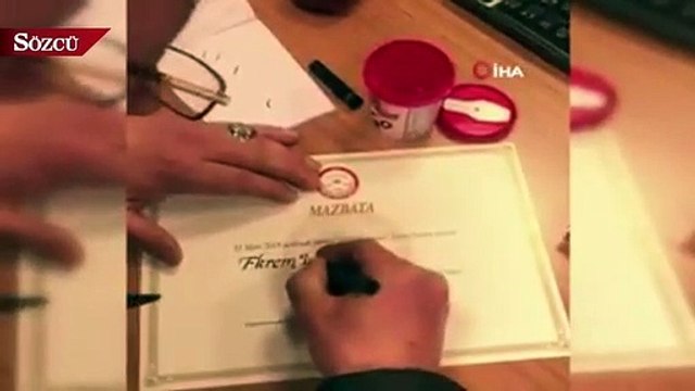 Ekrem İmamoğlu mazbatasını aldı