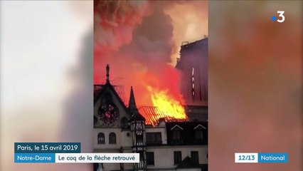 Notre-Dame de Paris : le coq de la flèche a été retrouvé