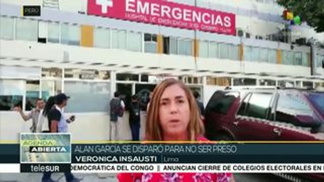 Expdte. peruano Alan García se dispara antes de ser detenido