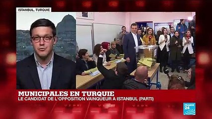 Le candidat de l'opposition Ekrem Imamoglu proclamé vainqueur des élections municipales à Istanbul