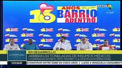 Llega a Vzla. primer lote de medicamentos acordados con la Cruz Roja