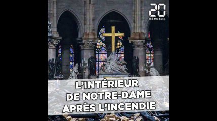 L'intérieur de Notre-Dame après l'incendie