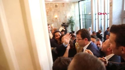 İmamoğlu'nun İbb'ye Girişinde İzdiham Oluştu