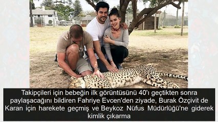 Burak Özçivit ve Fahriye Evcen'e rekor teklif! 1 haftalık bebek milyoner olacak