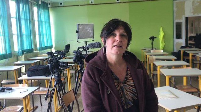 Marie Halopeau réalise un documentaire à l’Institut Saint-Lô à Agneaux