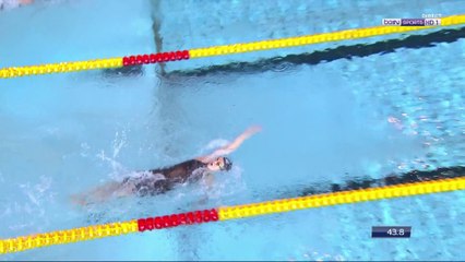 Natation - 100m dos : Le titre et la qualif' pour Gastaldello